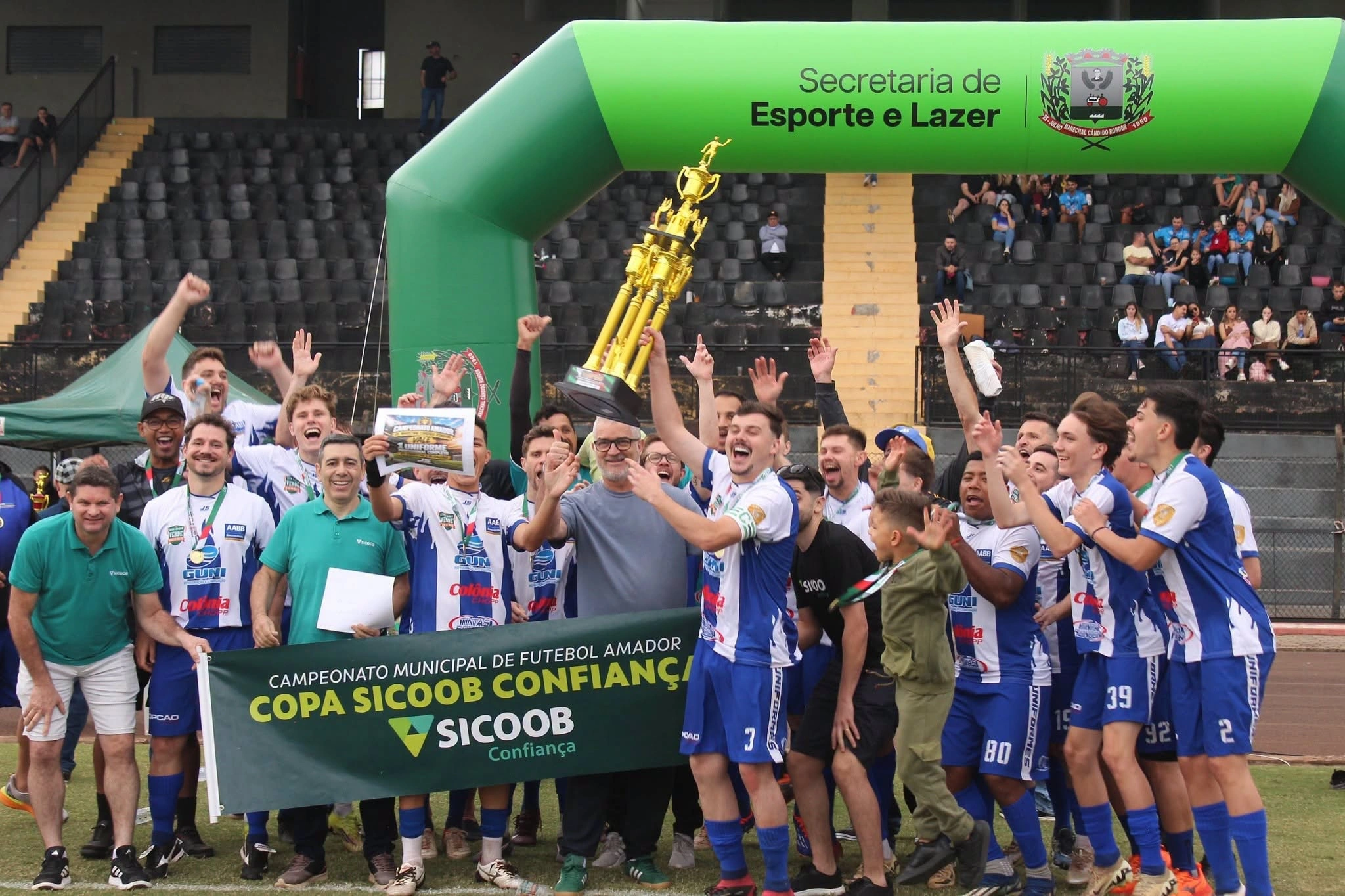 AABB conquista tricampeonato do futebol amador
