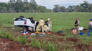 Moradora de Assis Chateaubriand morre após acidente na PR-180 em Cascavel