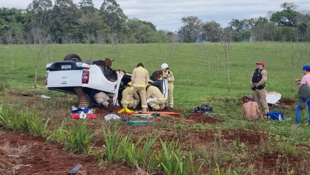 Moradora de Assis Chateaubriand morre após acidente na PR-180 em Cascavel