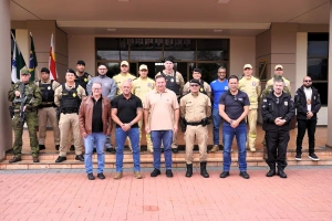 Cúpula da Segurança Pública do Paraná se reúne com prefeito de Mercedes