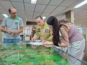 Paço municipal recebe fiscalização do Corpo de Bombeiros 