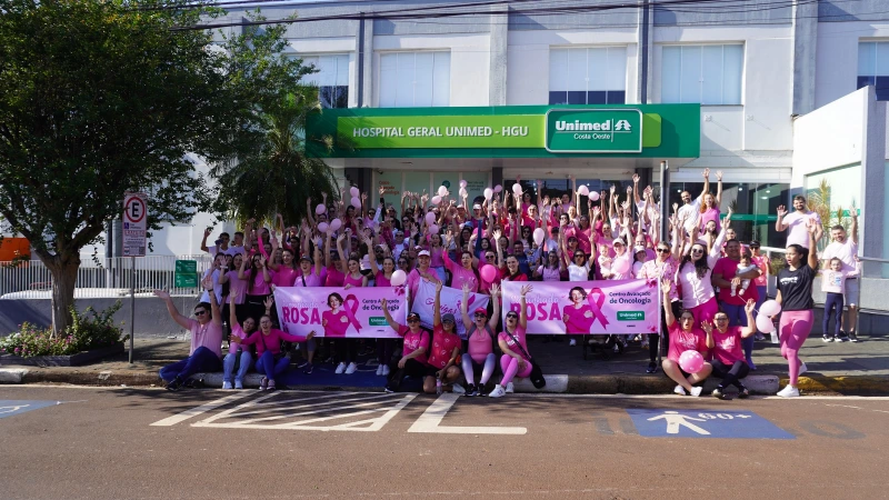 Unimed Costa Oeste promove 2ª Caminhada Rosa em Toledo, no dia 17 de outubro, com foco na prevenção e na saúde da mulher