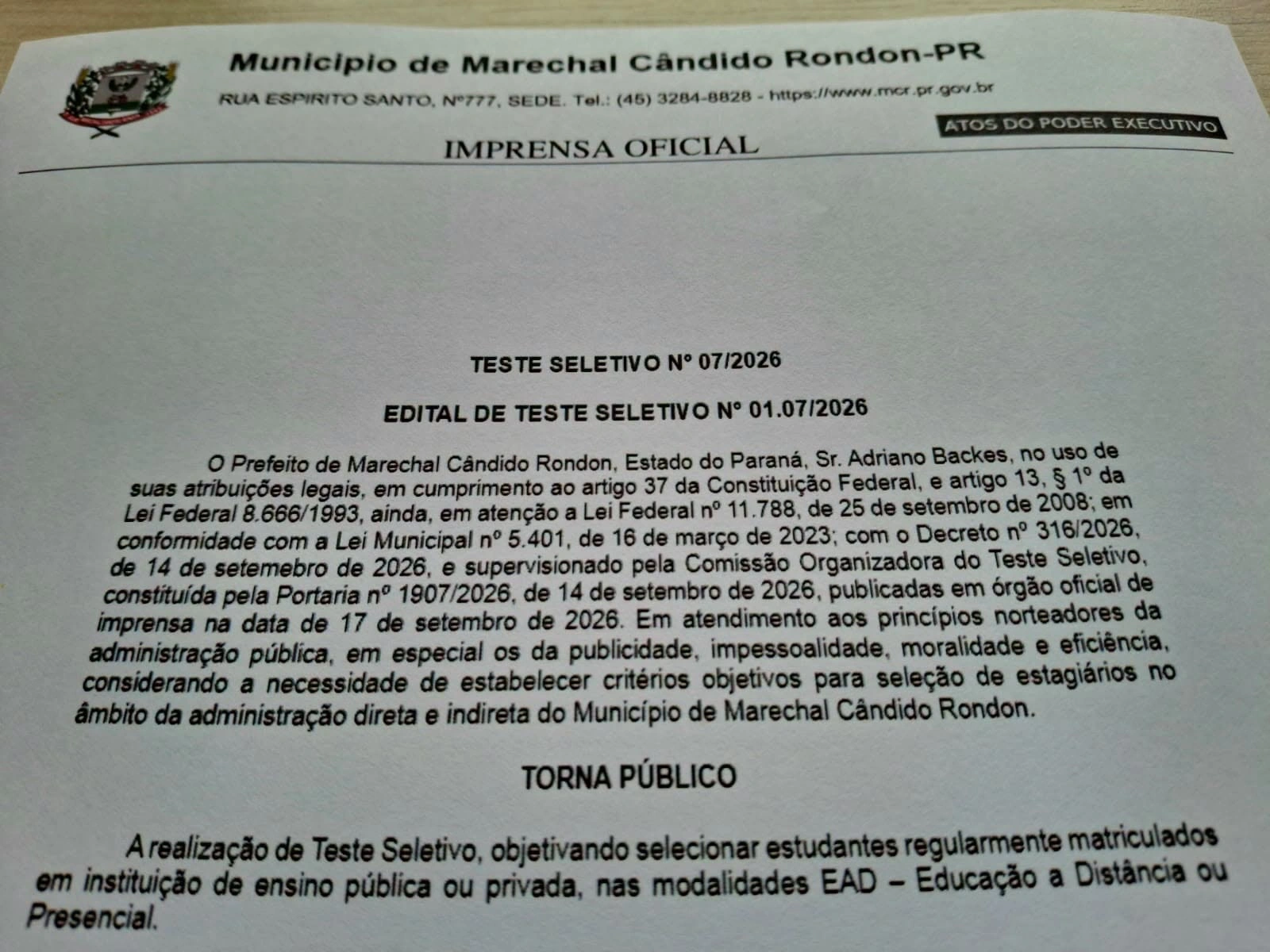 Inscrições são gratuitas e seguem até o dia 14 de outubro