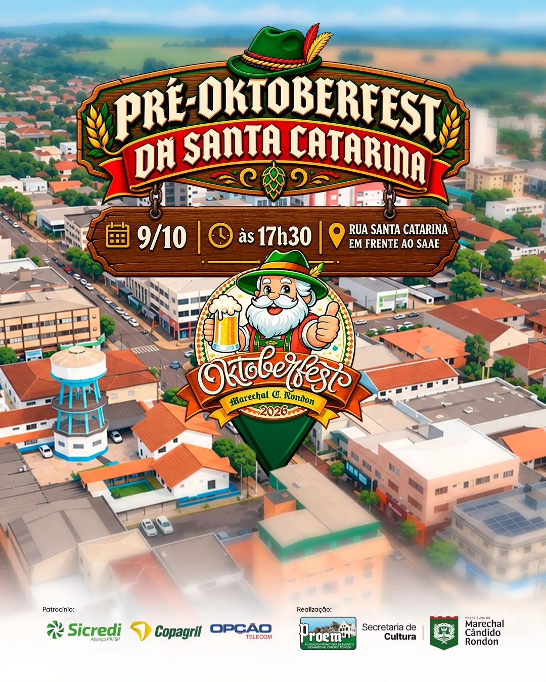 Pré-Oktoberfest movimenta a rua Santa Catarina nesta sexta-feira