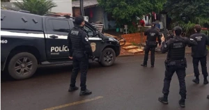 Megaoperação policial prende elemento em distrito de Santa Helena