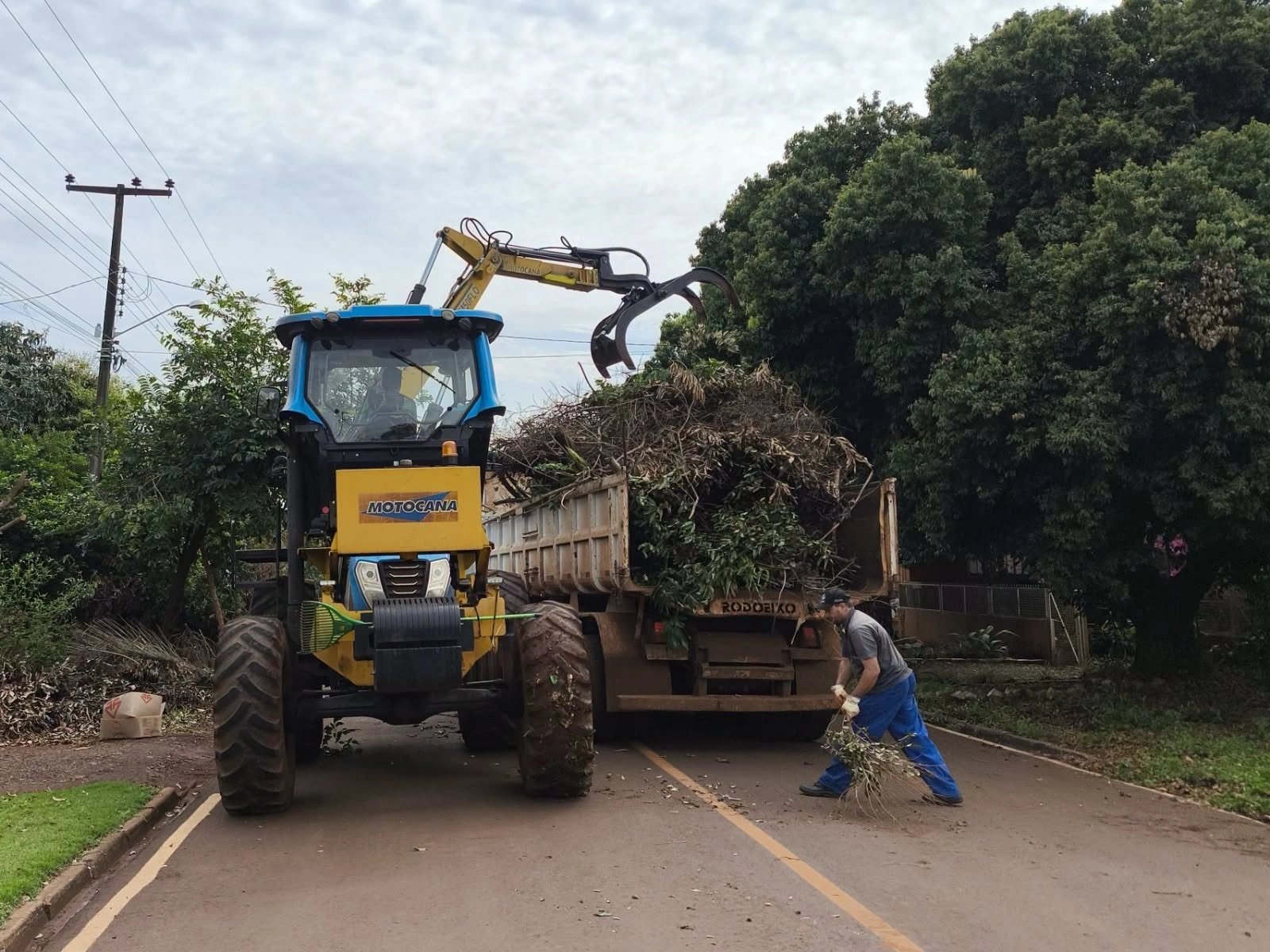 Recolha de galhos e entulhos em Porto Mendes começa no dia 3 de novembro