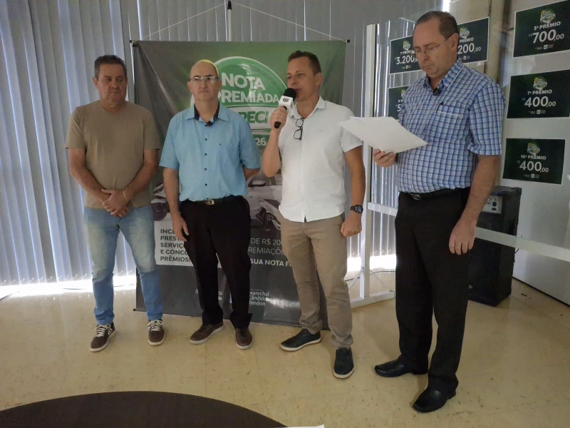 Conhecidos os sorteados da sexta etapa da campanha Nota Premiada Marechal 2026