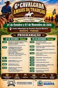 6ª Cavalgada Amigos da Tradição será realizada neste fim de semana em Maripá