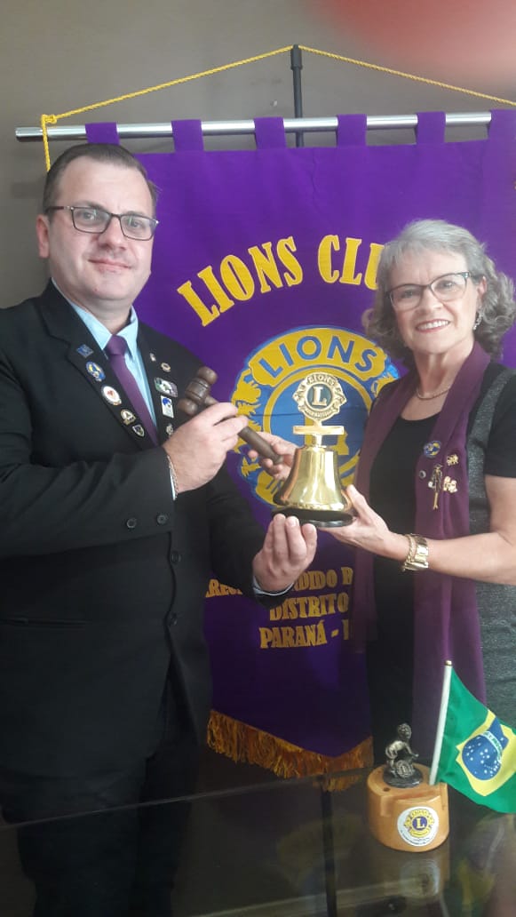 Presidente CL Ailson Packer e Past Presidente CaL Lurdes Lang foto 2
