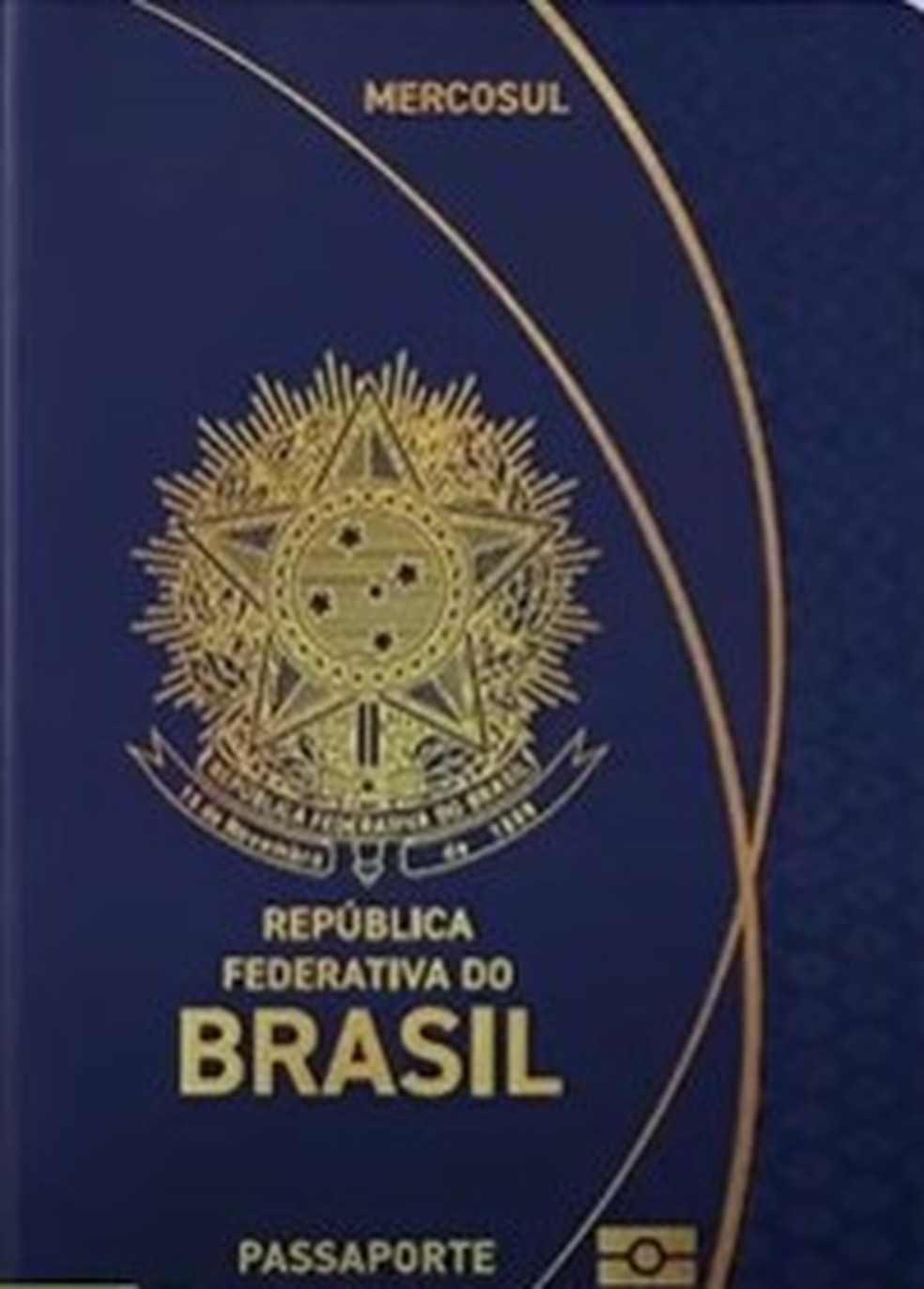 Imagem da capa do novo passaporte — Foto: Reprodução