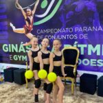Trio rondonense conquista título no Campeonato Paranaense de Conjuntos de Ginástica Rítmica