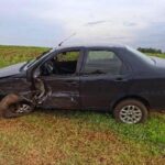 Mãe e filha ficam feridas em acidente entre Iguiporã e Porto Mendes