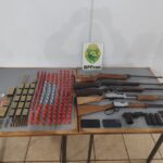Dois homens são presos pelo BPFRON com seis armas e munições em Marechal Rondon