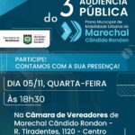 Mais uma Audiência Pública do Plano de Mobilidade Urbana acontece na próxima semana em Marechal Cândido Rondon