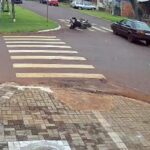 Vídeo: Câmera de segurança flagra momento em que motorista provoca acidente e foge sem prestar socorro em Nova Santa Rosa