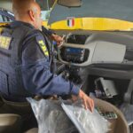 PRF apreende quase 20 quilos de haxixe e skunk na BR-272, em Guaíra (PR)