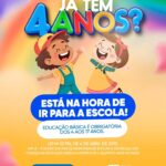 Matrículas para a Educação Infantil 4 iniciam na quinta-feira em Marechal Cândido Rondon