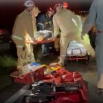 Caminhonete invade pista e bate em ônibus com 38 estudantes na PR-180, em Cascavel