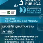 Mais uma Audiência Pública do Plano de Mobilidade Urbana acontece hoje em Marechal Cândido Rondon