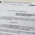 Prefeitura de Marechal Cândido Rondon decreta ponto facultativo na sexta-feira