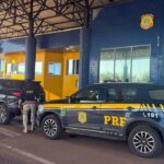 PRF recupera caminhonete furtada no Rio Grande do Sul (RS) na BR-163 em Guaíra (PR)