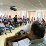 Deputado Hussein Bakri participa de coletiva de imprensa em Marechal Cândido Rondon