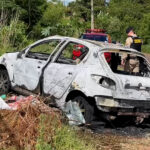 ‘Ele tentou sair’, diz subtenente sobre homem encontrado morto em carro em chamas em Cascavel