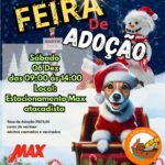 Feira de Adoção acontece neste sábado (06) no estacionamento do Max Atacadista