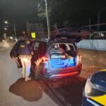 PRF apreende mais de 280 quilos de maconha durante fiscalização na BR-163, em Guaíra (PR)