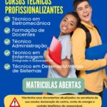 Colégio Estadual Eron Domingues segue com vagas abertas para cursos técnicos