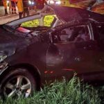 Capotamento na BR-163 deixa um homem morto e uma mulher ferida em Capitão Leônidas Marques