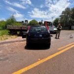 Colisão entre carro e moto faz vitima com ferimentos graves
