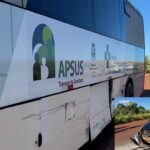 Acidente entre carro e ônibus da saúde de Assis Chateaubriand deixa mulher ferida