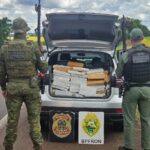 BPFron prende elemento transportando maconha e capulho