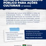 Entidades culturais rondonenses podem protocolar pedido para termo de colaboração com o município