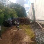 Rondonense de 56 anos morre em acidente envolvendo caminhão e trem