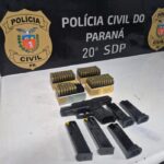 Polícia Civil cumpre mandado e apreende pistola, munições e carregadores em Toledo
