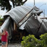 Temporal causa danos em residências e deixa parte de Maripá sem energia